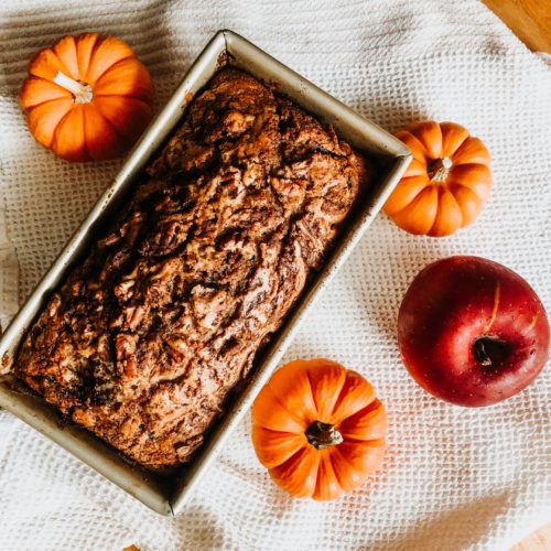 joyful eats movement currently loving apple cinnamon swirl bread